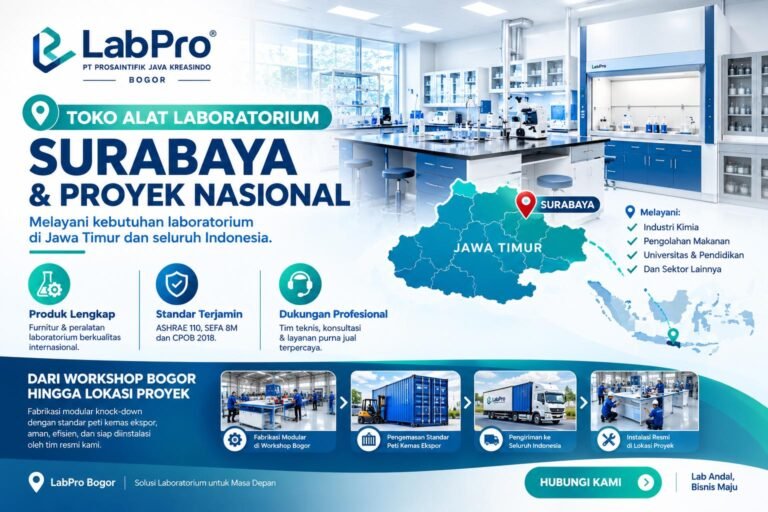 Toko Alat Laboratorium Surabaya: Panduan Standar Pengadaan & Keamanan Lab 2026