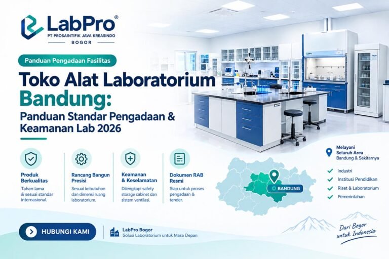 Toko Alat Laboratorium Bandung: Panduan Standar Pengadaan & Keamanan Lab 2026