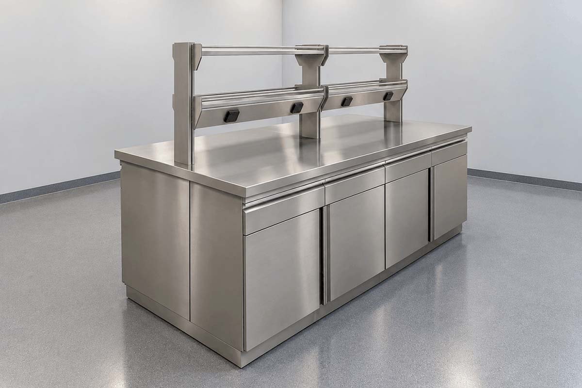 Island Bench Laboratorium Bogor – Manufaktur i-blush® LabPro