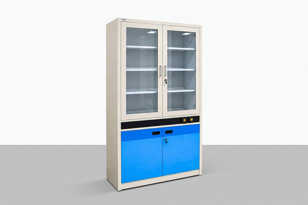 Reagent Storage Cabinet Laboratorium Seri RC-01 – Brand i-blush® LabPro