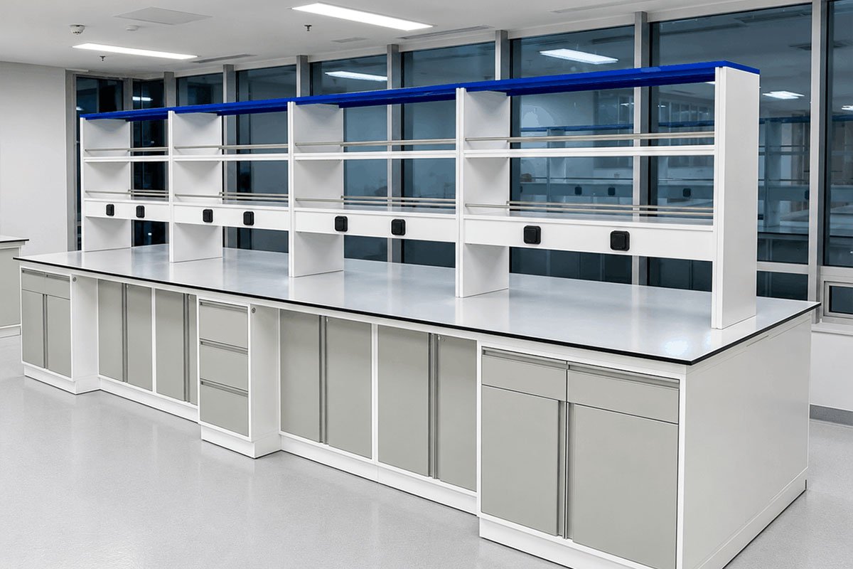 Meja Island Bench Laboratorium Modular Seri IB-IBL Modular – Brand i-blush® LabPro - Foto 3