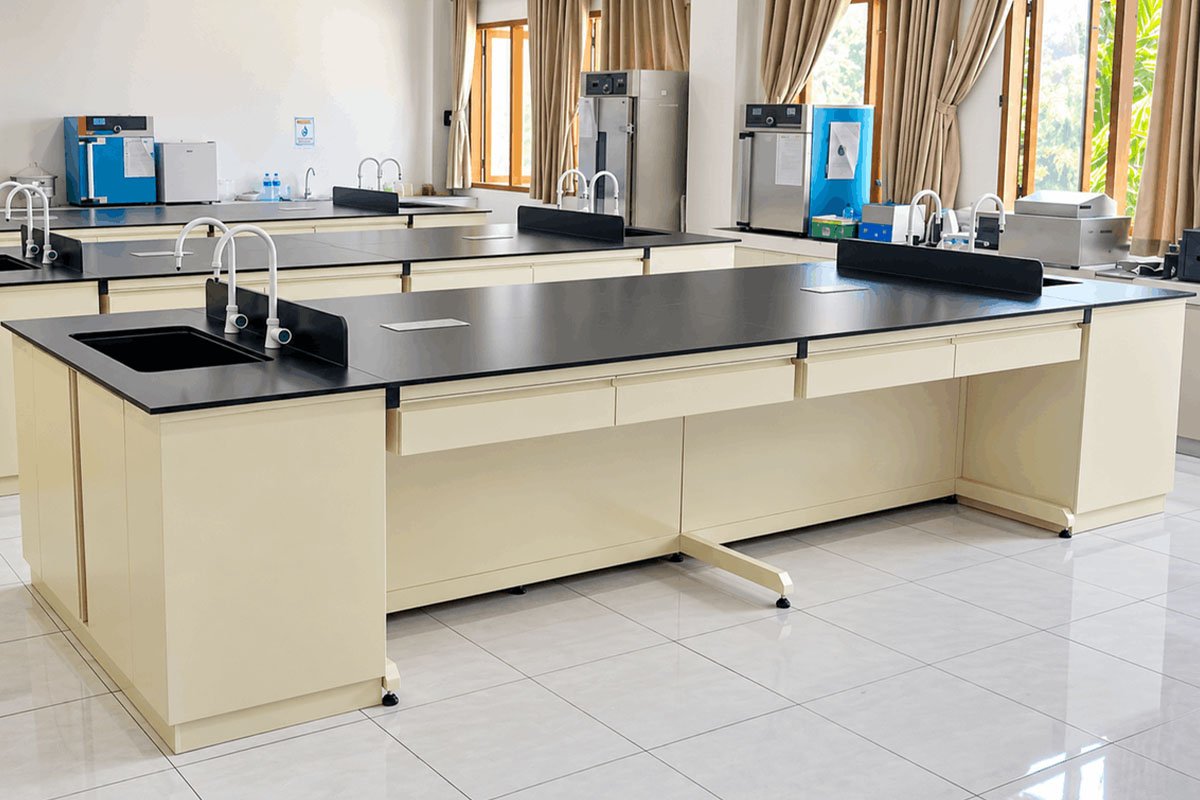 Meja Island Bench Laboratorium Modular Seri IB-IBL Modular – Brand i-blush® LabPro - Foto 2