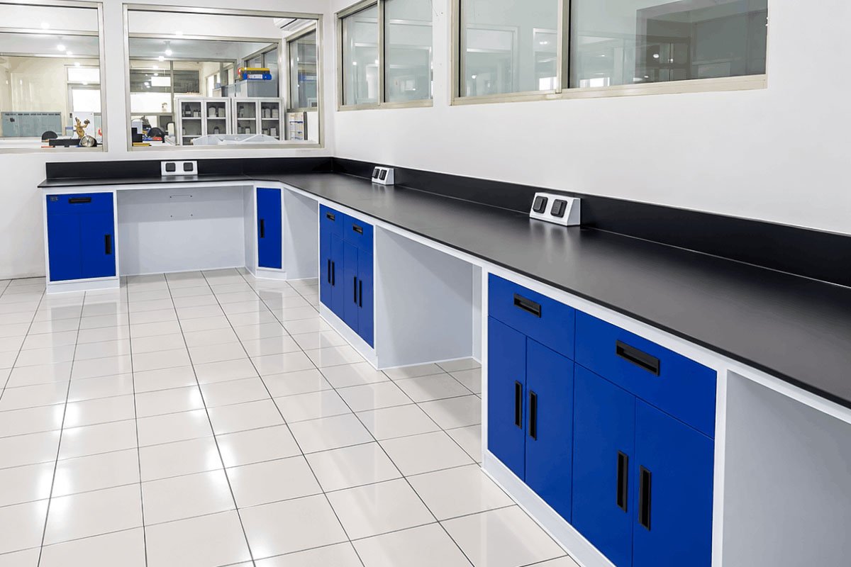 Meja Wall Bench Laboratorium Seri IB-WBL Modular – Brand i-blush® LabPro - Foto 3