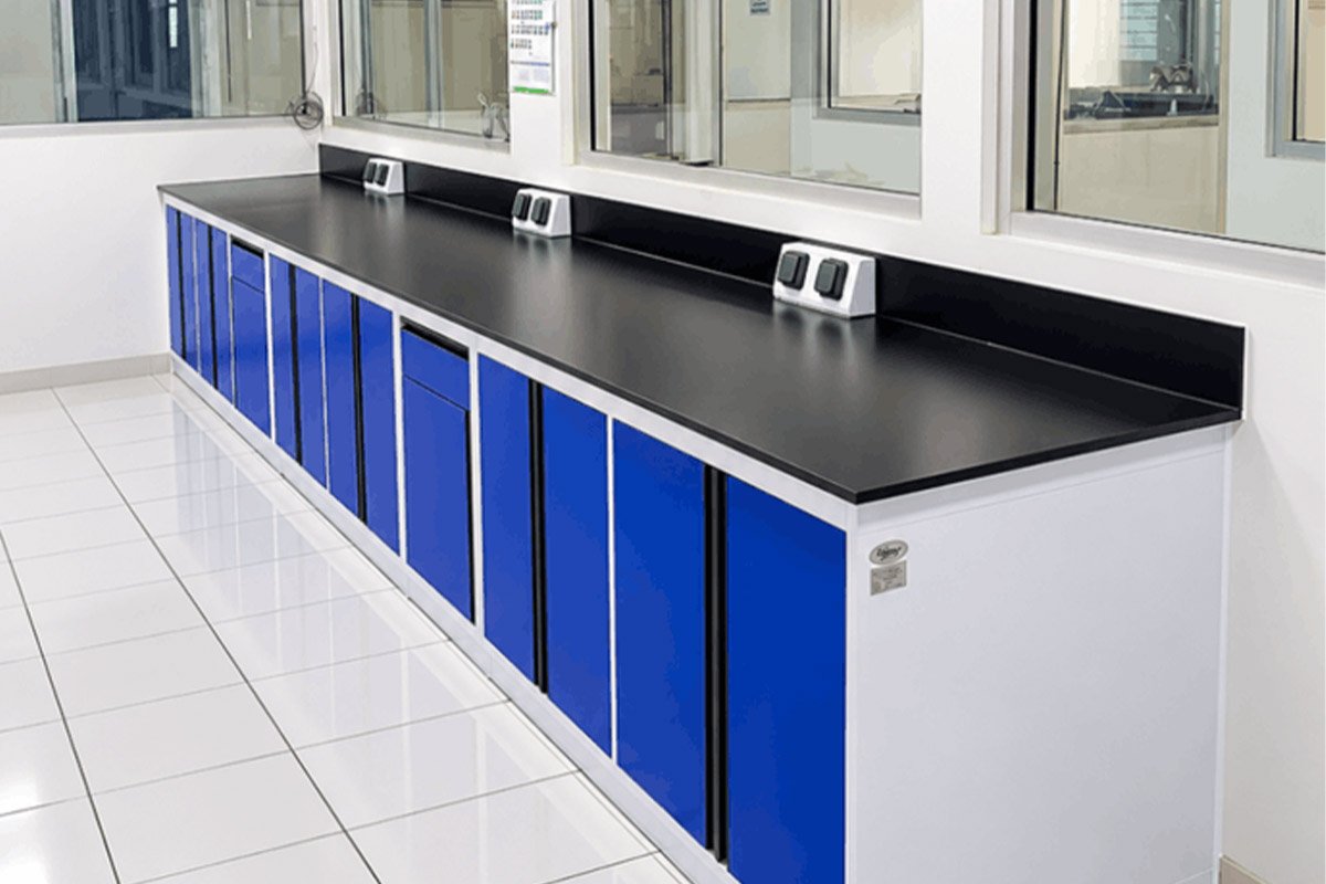 Meja Wall Bench Laboratorium Seri IB-WBL Modular – Brand i-blush® LabPro - Foto 4