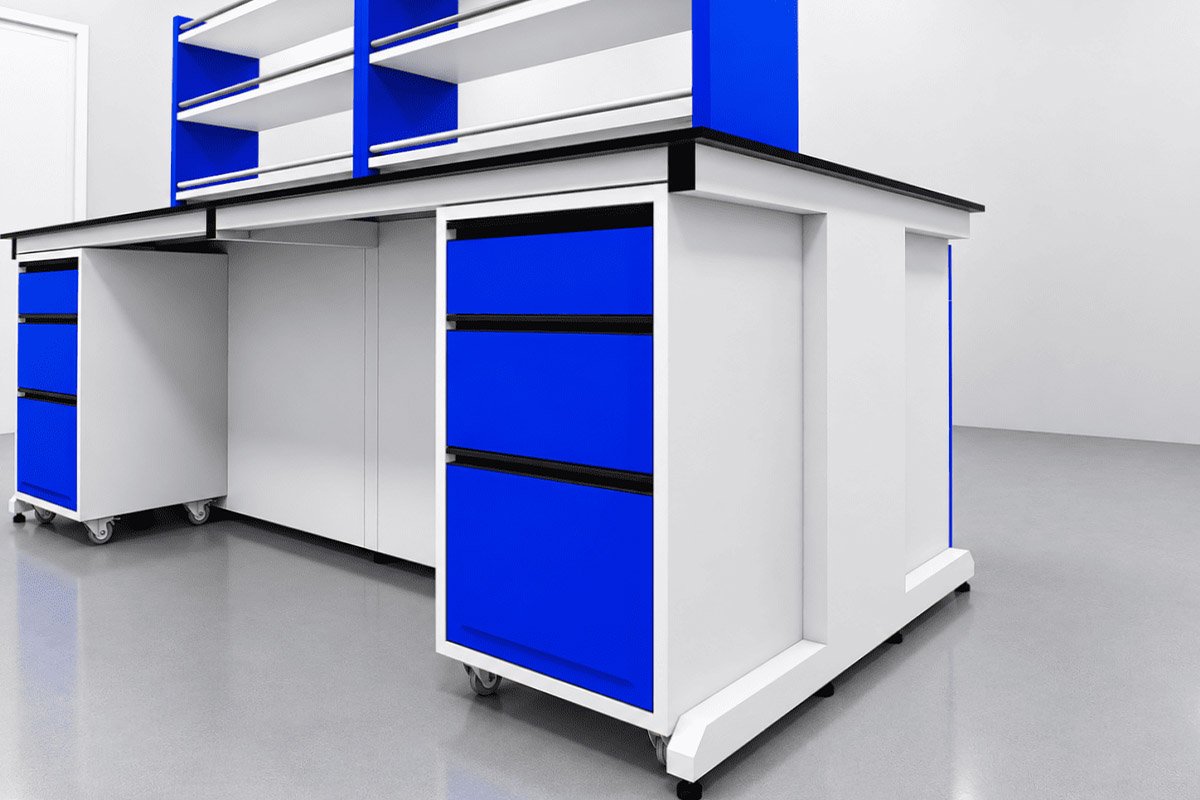 Lemari Bergerak Moveable Cabinet Laboratorium Seri IB-MCB Modular – Brand i-blush® LabPro