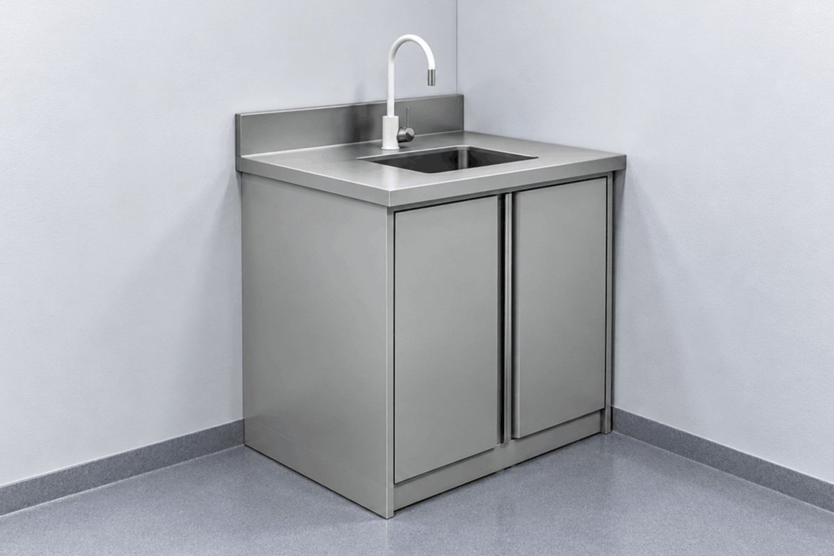 Meja Sink Cabinet Laboratorium Seri IB-SKC Modular – Brand i-blush® LabPro - Foto 3