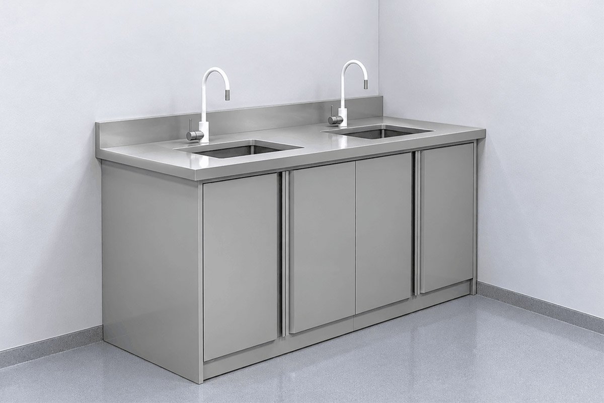 Meja Sink Cabinet Laboratorium Seri IB-SKC Modular – Brand i-blush® LabPro - Foto 2