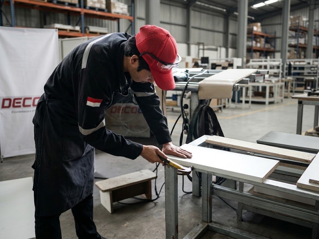 Perakitan Daun Pintu dan Kompartemen Meja Laboratorium LabPro